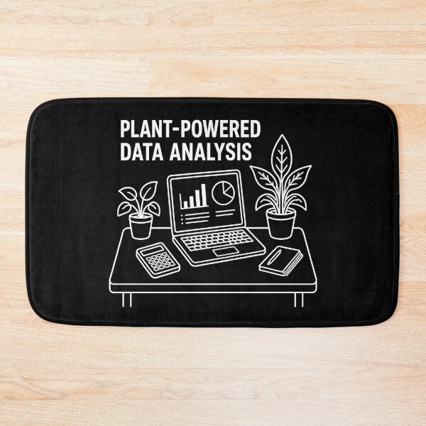 Item preview, Plant-Powered Data Analysis - Minimalist Tech & Nature Design. designed and sold by spreadsheetcafe.