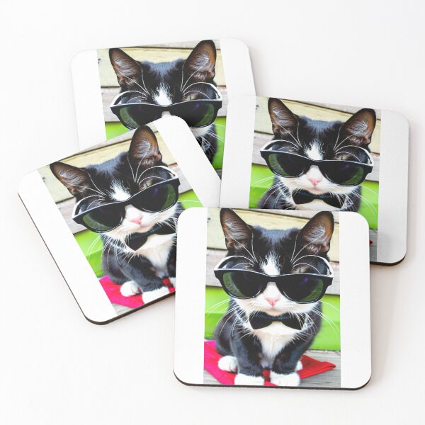 Item preview, Animals - Black and White Cat, Cool Humor and Internet Pop Culture designed and sold by DoodyPets.