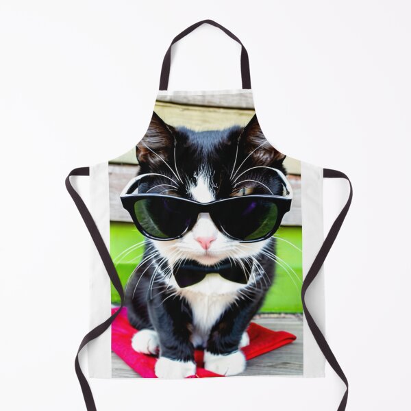 Item preview, Animals - Black and White Cat, Cool Humor and Internet Pop Culture designed and sold by DoodyPets.