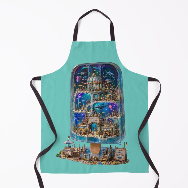 Item preview, Ocean Pop Aquarium – Fantasy Frozen Underwater World Art designed and sold by sunbowjp stadio.