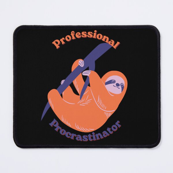 Item preview, Professional Procrastinator Funny Sloth designed and sold by namasteindia1.