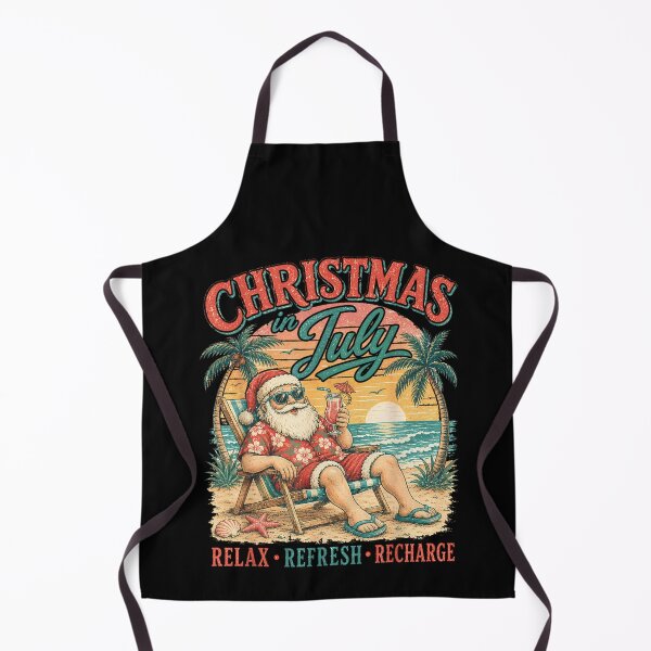 Item preview, Vintage Christmas In July Tropical Santa Claus Relaxing On Beach Sunset designed and sold by Daisy Grimes.