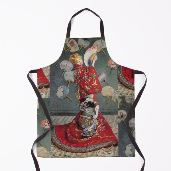 Item preview, Woman in Red Japanese Kimono With Fan designed and sold by artofuniverse.