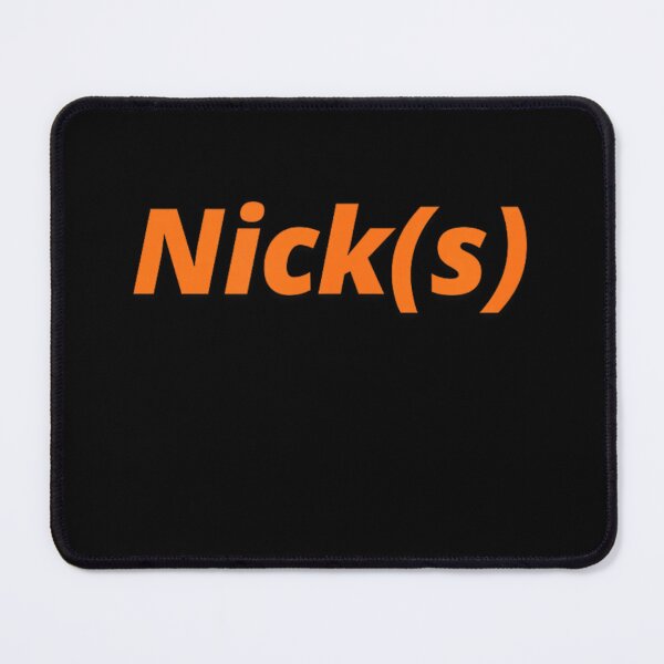 Item preview, Funny Nickname Wordplay Typography Design For Anyone Named Nick Or Nicolas designed and sold by Chaya Reid.