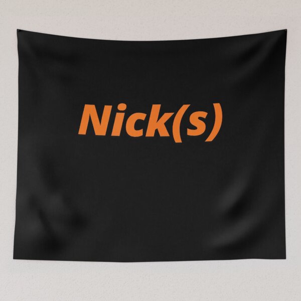 Item preview, Funny Nickname Wordplay Typography Design For Anyone Named Nick Or Nicolas designed and sold by Chaya Reid.