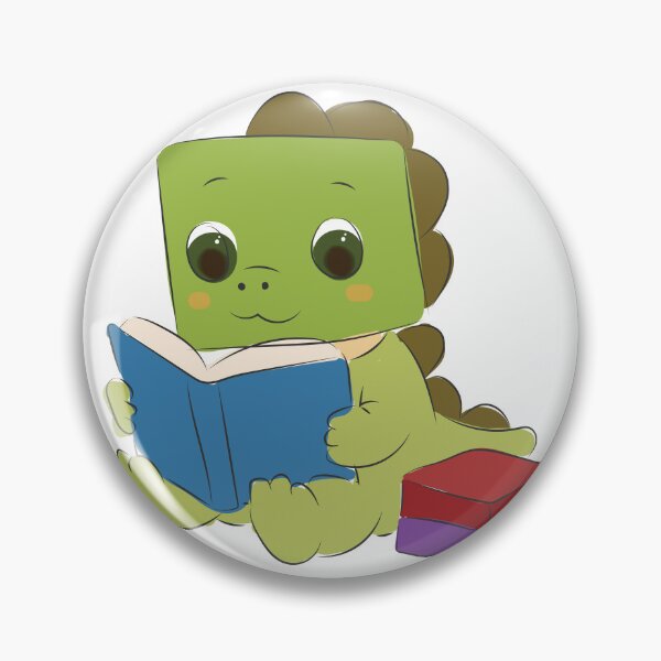 Item preview, Cute Dino Read Book designed and sold by merona-design.