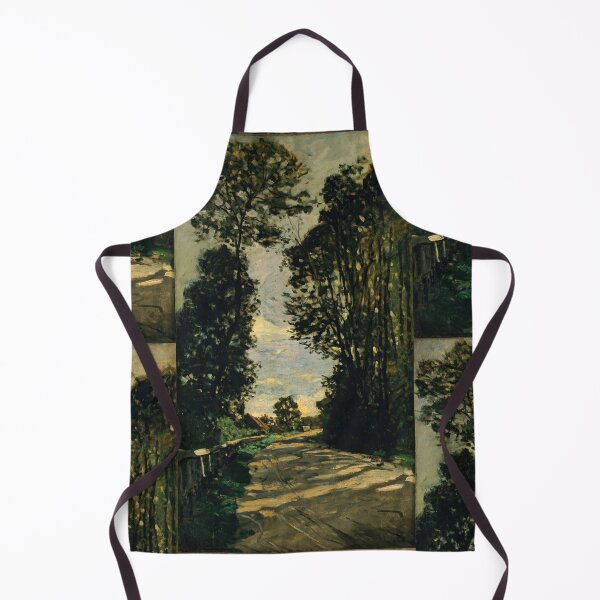 Item preview, Sunlit Country Road Through Tall Trees designed and sold by artofuniverse.