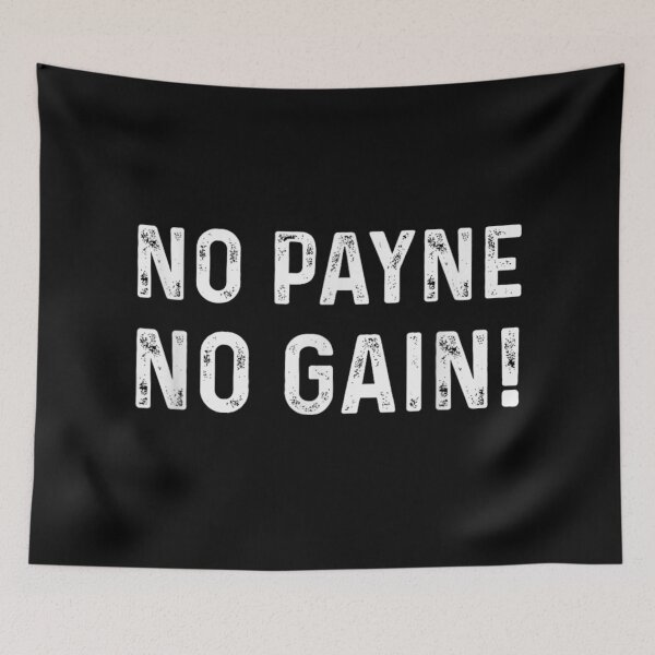 Item preview, Motivational Gym Workout Fitness Pun Design For Anyone Named Payne Lastname designed and sold by Chaya Reid.