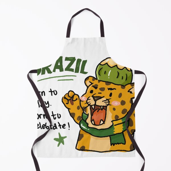 Item preview, Awkward Animal Hat Club – Brazil Coconut Spirit | Cute Leopard World Cup 2026 Sticker designed and sold by chupichapa.