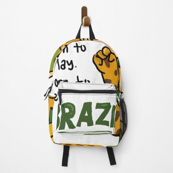 Item preview, Awkward Animal Hat Club – Brazil Coconut Spirit | Cute Leopard World Cup 2026 Sticker designed and sold by chupichapa.