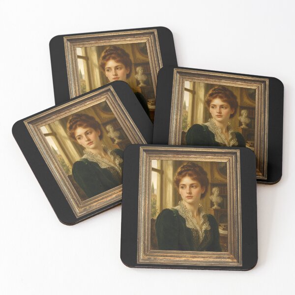 Item preview, Sybil Vane - El retrato de Dorian Gray y la estética romántica vintage de la Academia Oscura Esmeralda designed and sold by BanaArtbyBB.