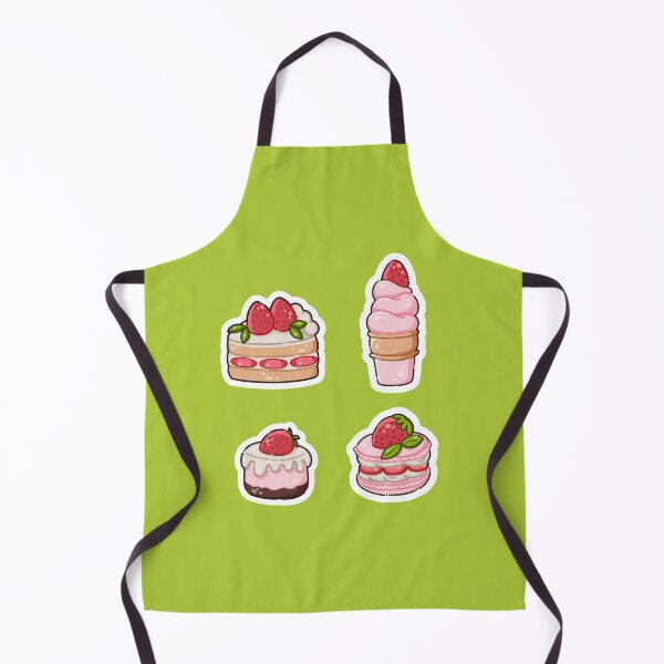 Item preview, Sweet Strawberry Dessert Sticker Pack designed and sold by TheRightNotes.