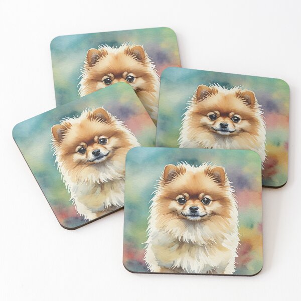 Item preview, Pomeranian Watercolor Dog Art designed and sold by MaverlyShop.