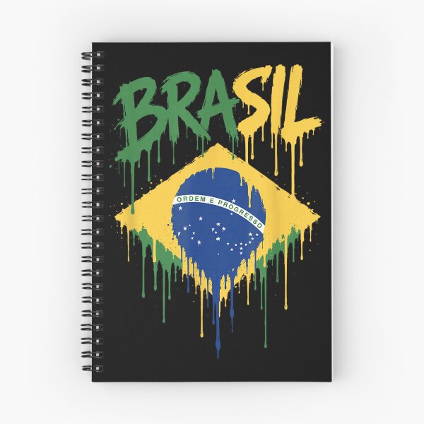 Item preview, Patriotic Brazil Flag Paint Drip Splash Effect Brasil National Pride Design designed and sold by Phil Ben.