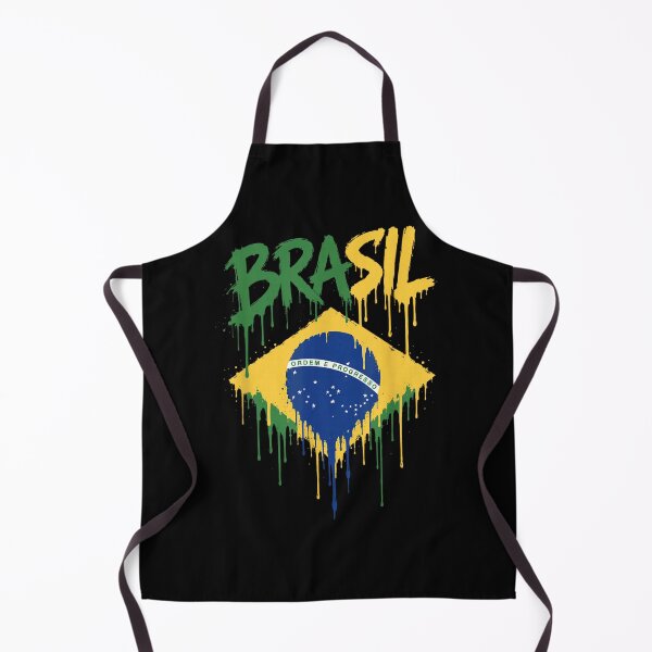 Item preview, Patriotic Brazil Flag Paint Drip Splash Effect Brasil National Pride Design designed and sold by Phil Ben.