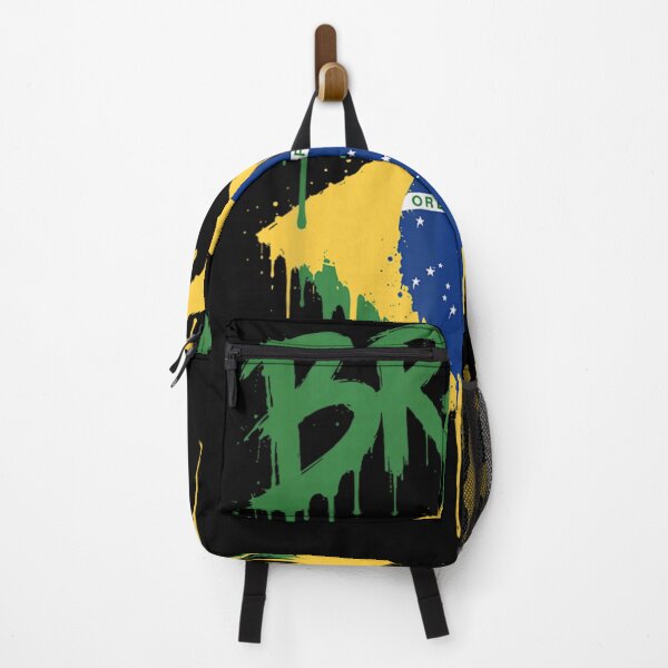 Item preview, Patriotic Brazil Flag Paint Drip Splash Effect Brasil National Pride Design designed and sold by Phil Ben.