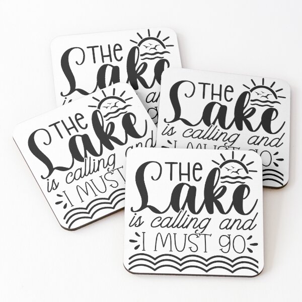 Item preview, The Lake Is Calling and I Must Go – Lake Life Adventure Design designed and sold by EmeraldeaArt.
