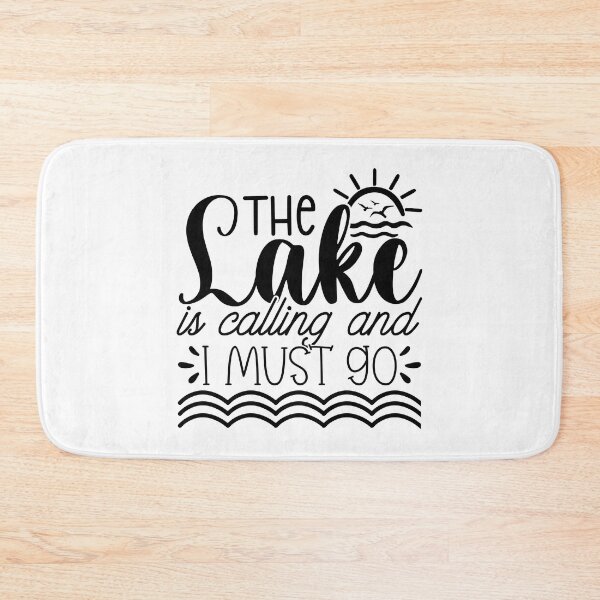 Item preview, The Lake Is Calling and I Must Go – Lake Life Adventure Design designed and sold by EmeraldeaArt.