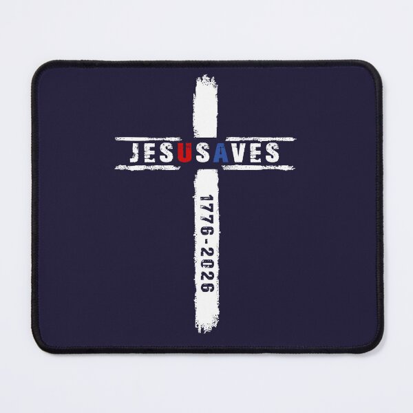 Item preview, Jesus Saves, America 250th Anniversary 4th of July Christian USA Independence Day designed and sold by Ezim-Rambic.