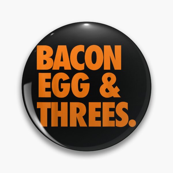 Item preview, Funny Basketball Shooting Pun Bacon Egg And Threes Sports Breakfast Lovers designed and sold by Phil Ben.