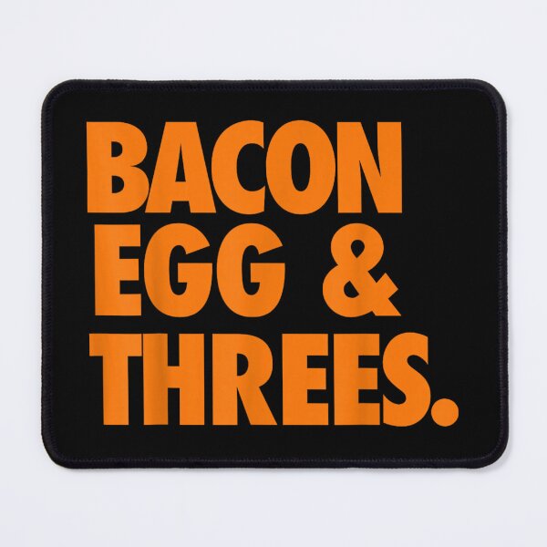 Item preview, Funny Basketball Shooting Pun Bacon Egg And Threes Sports Breakfast Lovers designed and sold by Phil Ben.