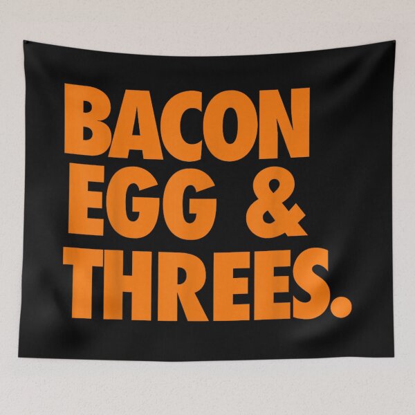 Item preview, Funny Basketball Shooting Pun Bacon Egg And Threes Sports Breakfast Lovers designed and sold by Phil Ben.