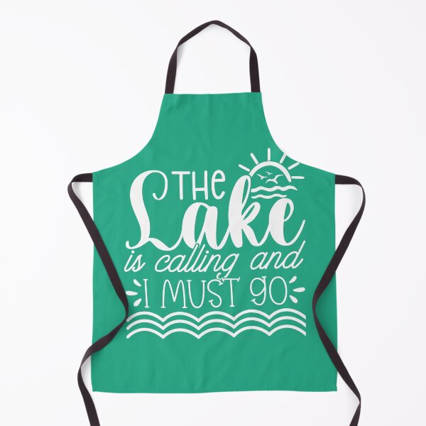 Item preview, Copy of The Lake Is Calling and I Must Go – Lake Life Adventure white Design designed and sold by EmeraldeaArt.