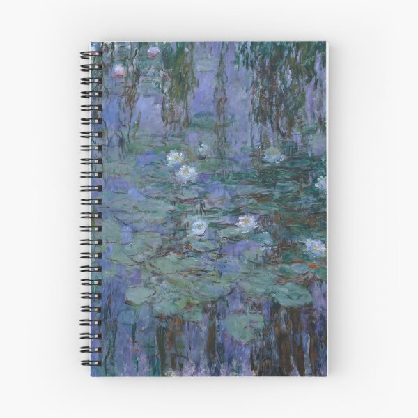Item preview, Blue Water Lilies Pond Reflections designed and sold by artofuniverse.