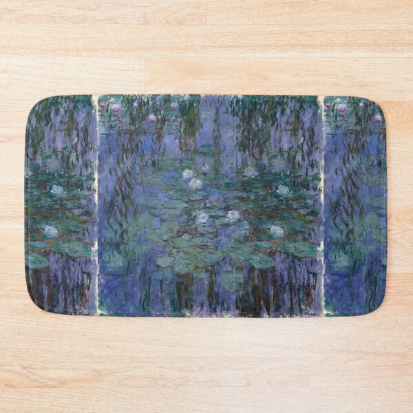 Item preview, Blue Water Lilies Pond Reflections designed and sold by artofuniverse.