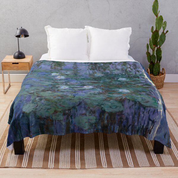 Item preview, Blue Water Lilies Pond Reflections designed and sold by artofuniverse.