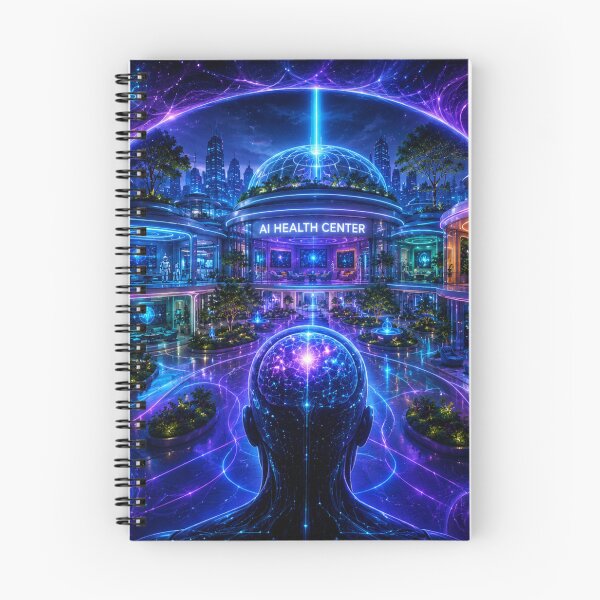 Item preview, Inside the AI Mind - Cybernetic Health Center designed and sold by bbbpetr100.