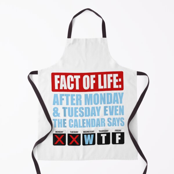 Item preview, Funny Work Week Calendar Humor Monday Tuesday Even The Calendar Says WTF designed and sold by Phil Ben.