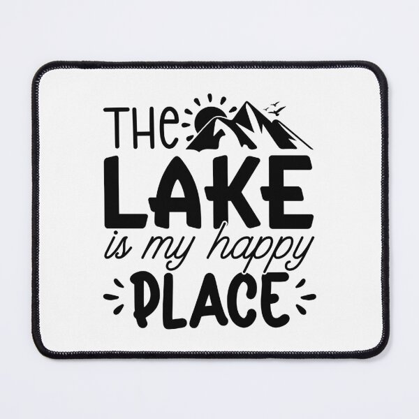 Item preview, The Lake Is My Happy Place – Peaceful Lake Life Design designed and sold by EmeraldeaArt.