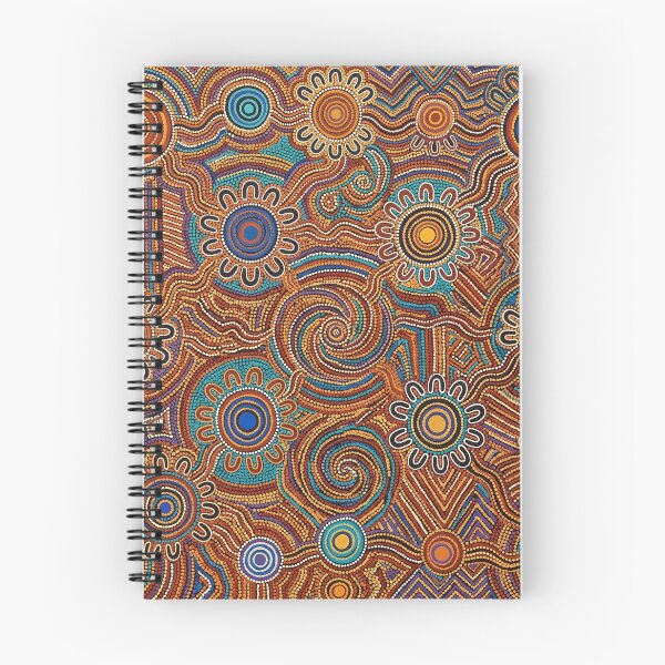 Item preview, Papunya Echoes: Abstract Central Desert Dot Art Pattern designed and sold by FreiherrPK.