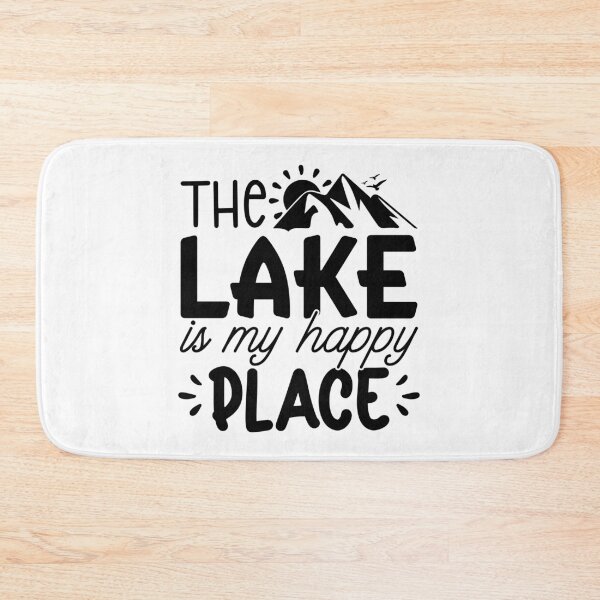 Item preview, The Lake Is My Happy Place – Peaceful Lake Life Design designed and sold by EmeraldeaArt.