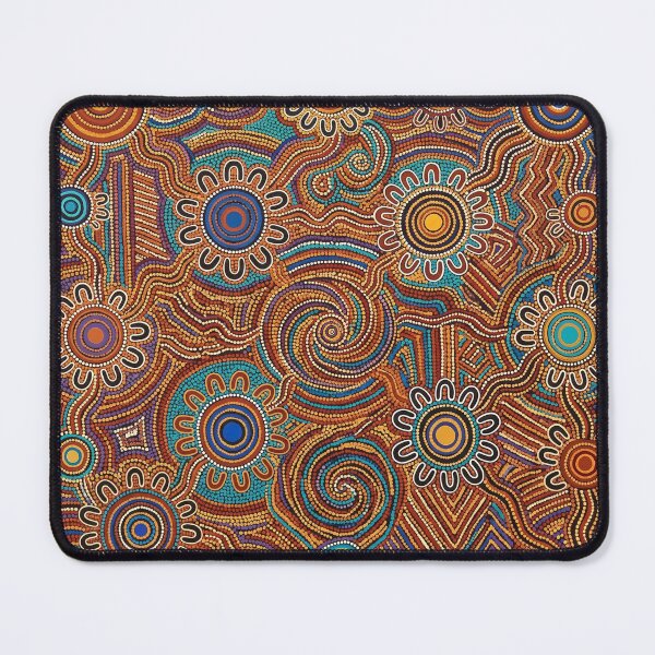 Item preview, Papunya Echoes: Abstract Central Desert Dot Art Pattern designed and sold by FreiherrPK.