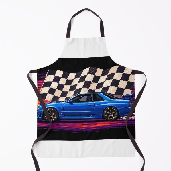 Item preview, JDM classic japanese sport car skyline pixel art designed and sold by Traceursniper.