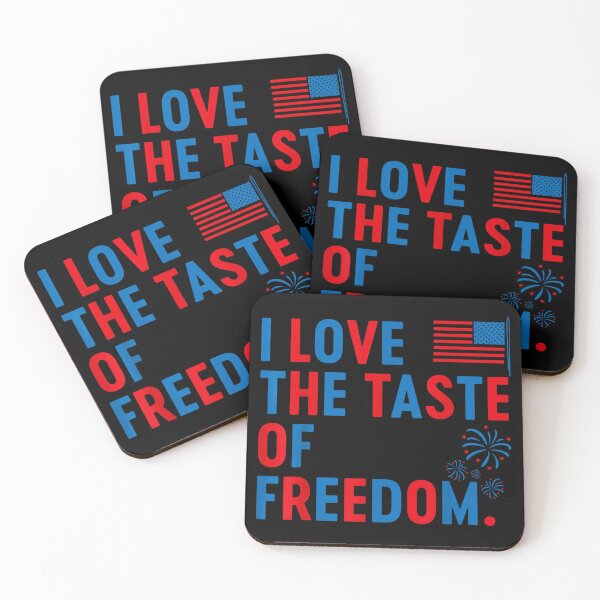 Item preview, Patriotic Fourth Of July 4th American Flag I Love The Taste Of Freedom designed and sold by Phil Ben.