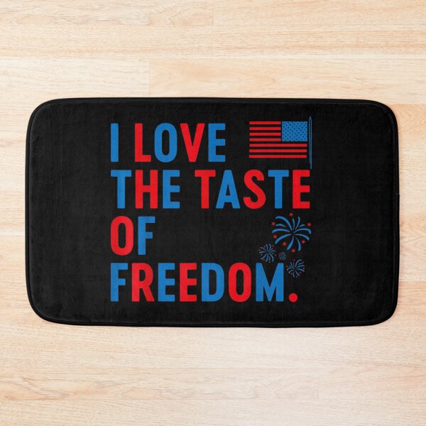 Item preview, Patriotic Fourth Of July 4th American Flag I Love The Taste Of Freedom designed and sold by Phil Ben.