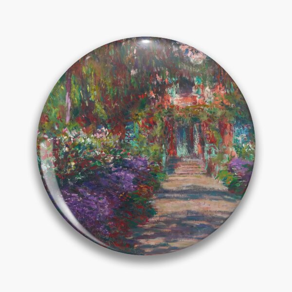 Item preview, Garden Path at Giverny in Bloom designed and sold by artofuniverse.