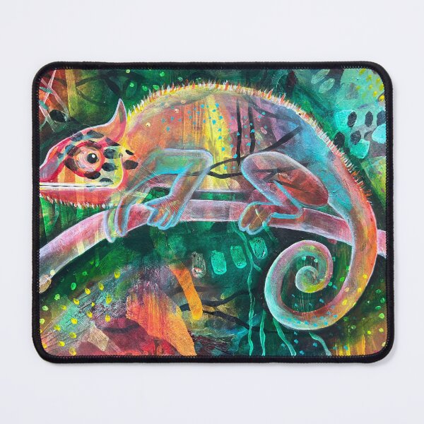 Item preview, Abstract Collage Chameleon designed and sold by Iceskater65.