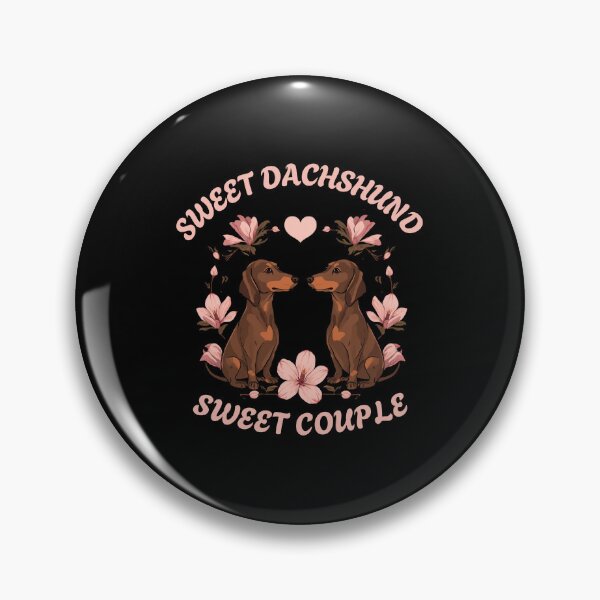 Item preview, Sweet Dachshund Sweet Couple Funny Gifts designed and sold by Domel9674.