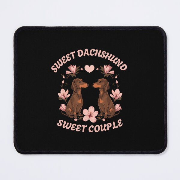 Item preview, Sweet Dachshund Sweet Couple Funny Gifts designed and sold by Domel9674.