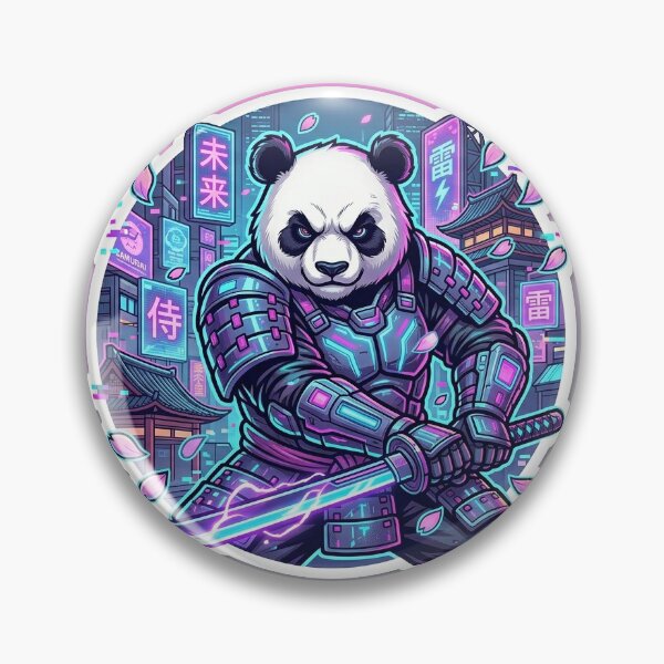 Item preview, Samurai Panda designed and sold by CrazySticker619.