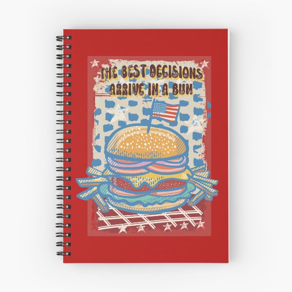 Item preview, Retro Hamburger with Fries designed and sold by IvysCreativityHouse.