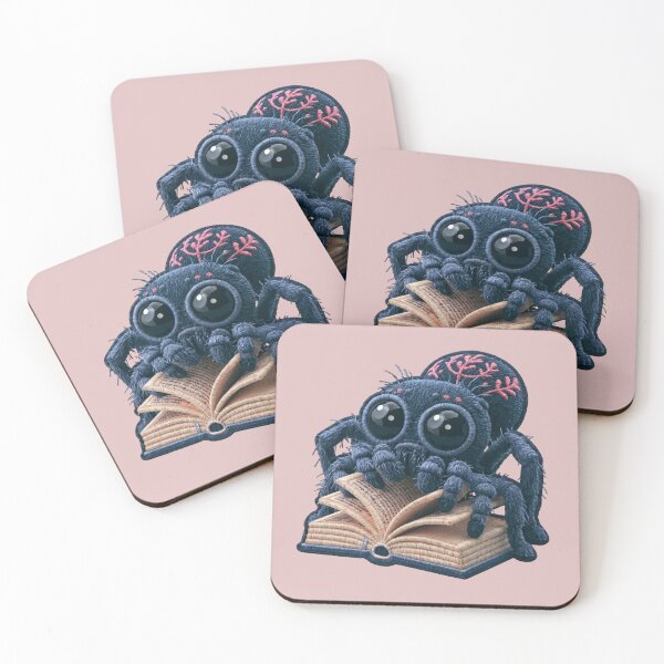 Item preview, Bookworm Spider Embroidery designed and sold by MegaNovaArt.