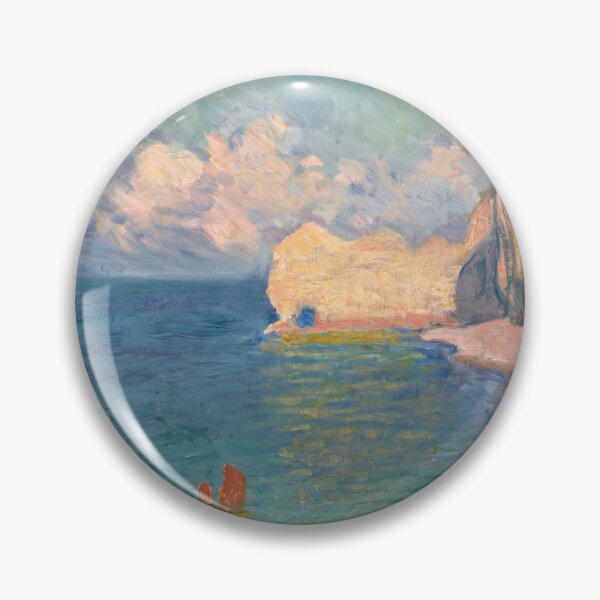 Item preview, Étretat Cliffs and Beach at Sunset designed and sold by artofuniverse.