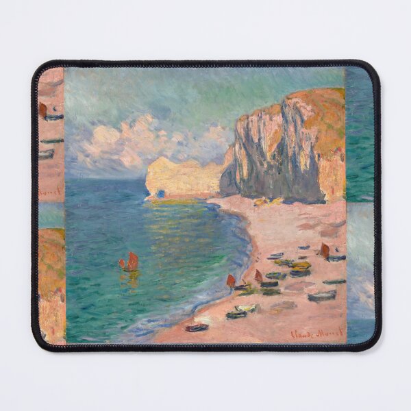 Item preview, Étretat Cliffs and Beach at Sunset designed and sold by artofuniverse.