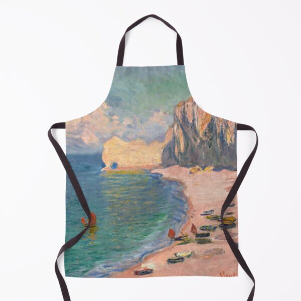 Item preview, Étretat Cliffs and Beach at Sunset designed and sold by artofuniverse.
