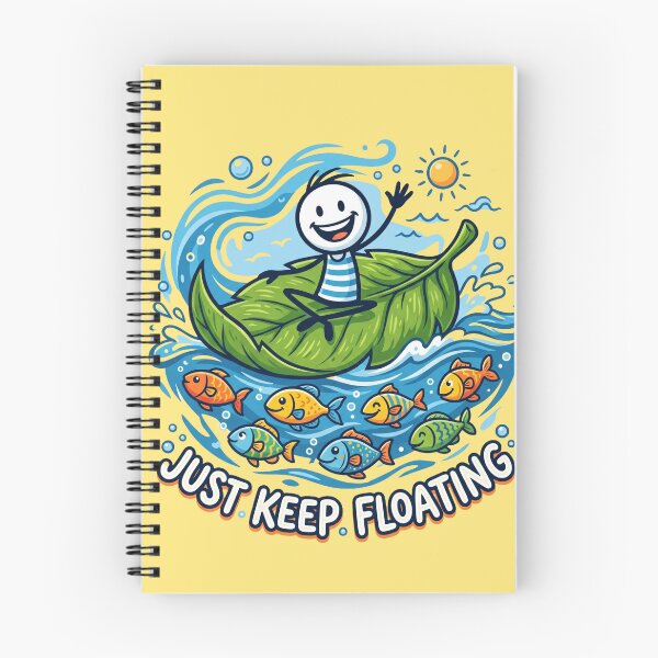 Item preview, Just Keep Floating | Summer Fishing Stickman Adventure designed and sold by Chroma Dreams .